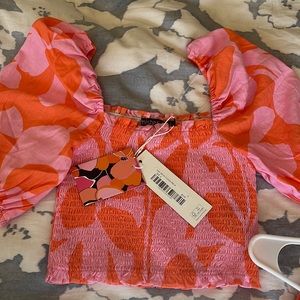 Mister Zimi mia set in Costa Rica print, top is NWT, skirt was worn once, size 6